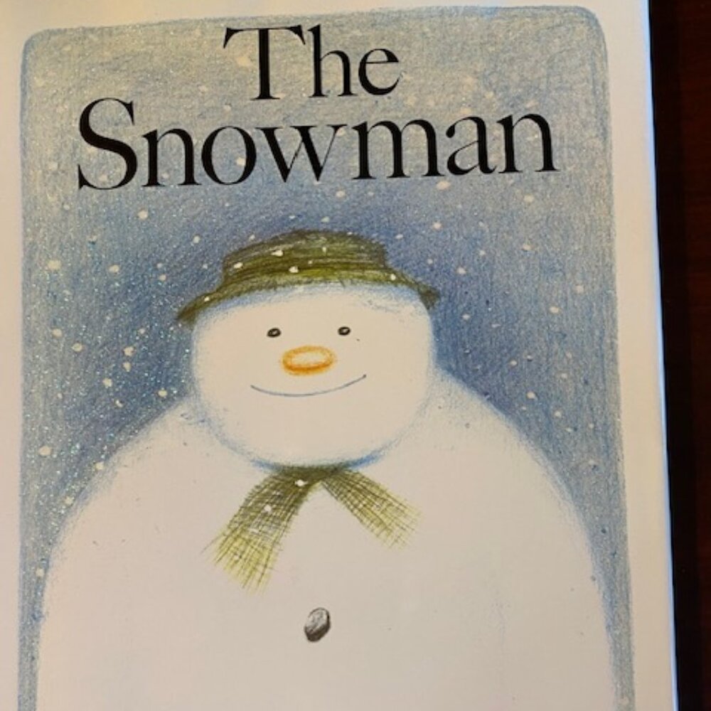 THE SNOWMAN RAYMOND BRIGGS HC 1978 ICONIC PICTURE BOOK HC DJ Printed in USA